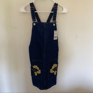 NWT Topshop Floral Overall Dress